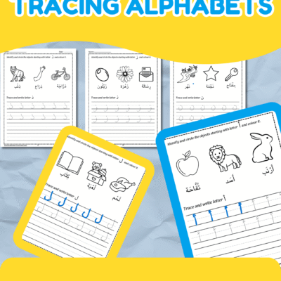 Free Arabic Alphabet Worksheets for Kids – Tracing, Writing & Coloring PDF