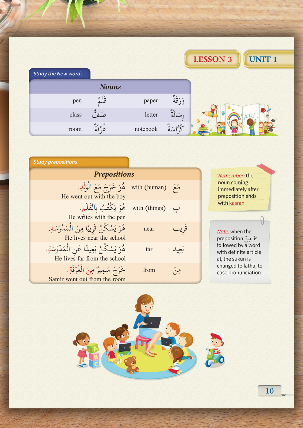 Arabic Workbook for Beginners | Learn Modern Standard Arabic | Grammar, Vocabulary, Verbs with English | Arabic for Kids & Adults