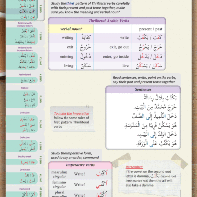 Arabic Workbook for Beginners | Learn Modern Standard Arabic | Grammar, Vocabulary, Verbs with English | Arabic for Kids & Adults