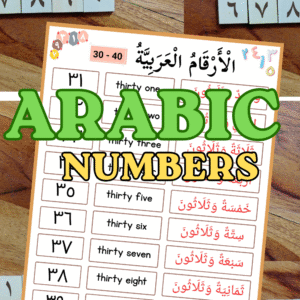 Arabic Numbers 1–100 Worksheet for Kids – Printable PDF